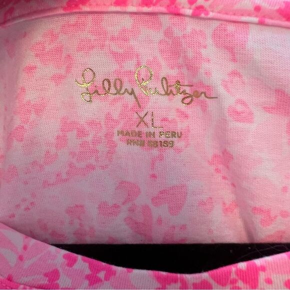 Lilly Pulitzer Cody T-Shirt Dress Pink Shandy Invest A Gator XL - Picture 6 of 10